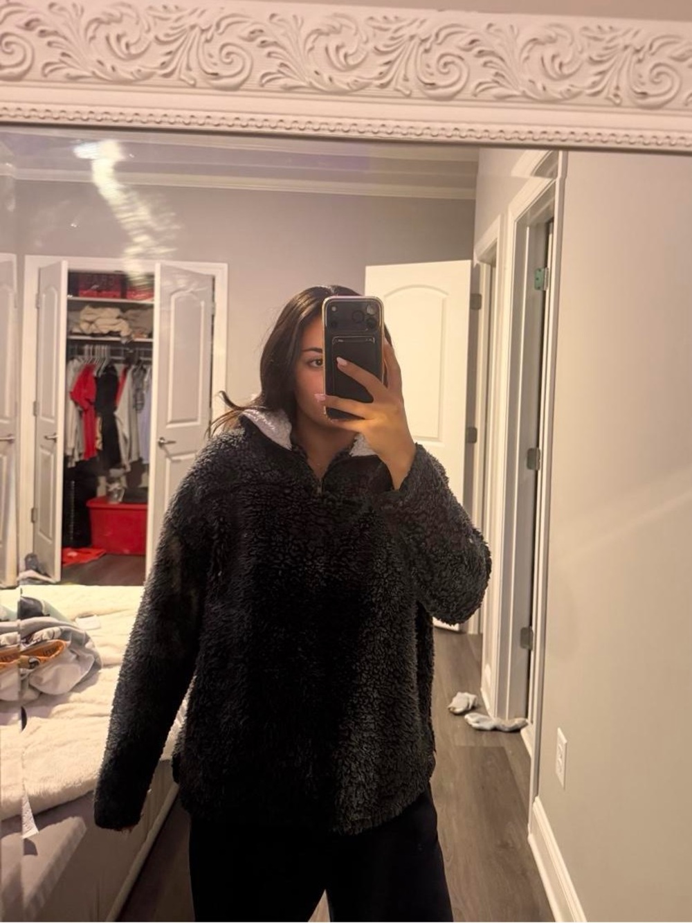 brooklyns quarter zip sherpa